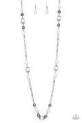 Paparazzi Necklace - Wall Street Waltz - Black (PZ-500)
