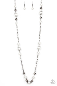 Paparazzi Necklace - Wall Street Waltz - Black (#500)