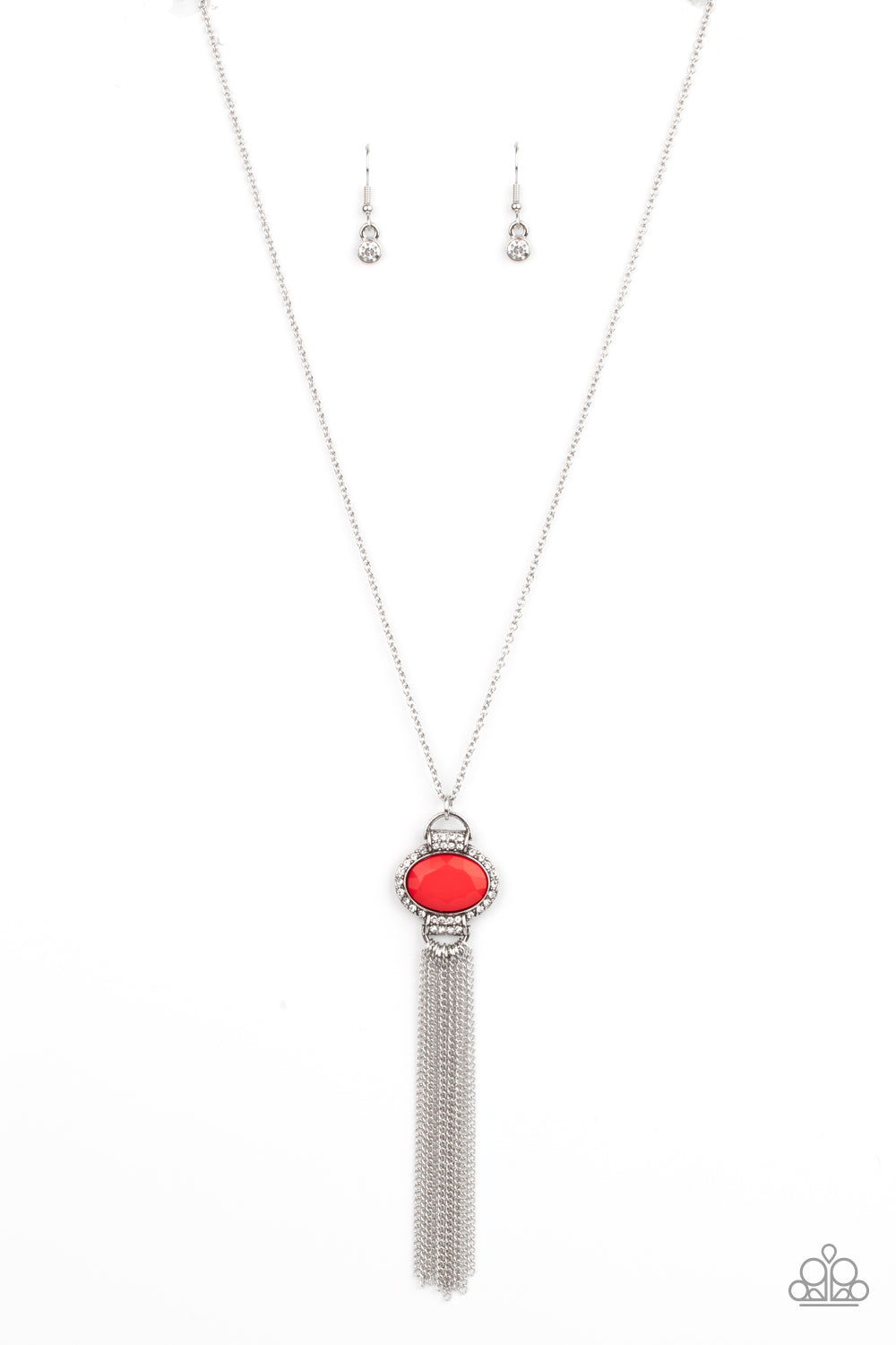 What GLOWS Up - Red Paparazzi Necklace