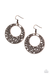 Paparazzi Earrings - Wistfully Winchester - Copper (#250)