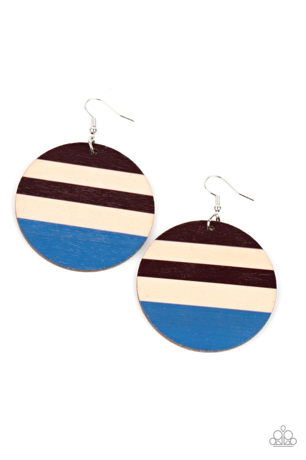 Yacht Party - Blue Paparazzi Earrings