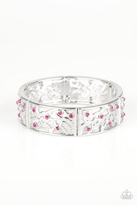Yours and VINE - Pink-Paparazzi Bracelet (#1261)