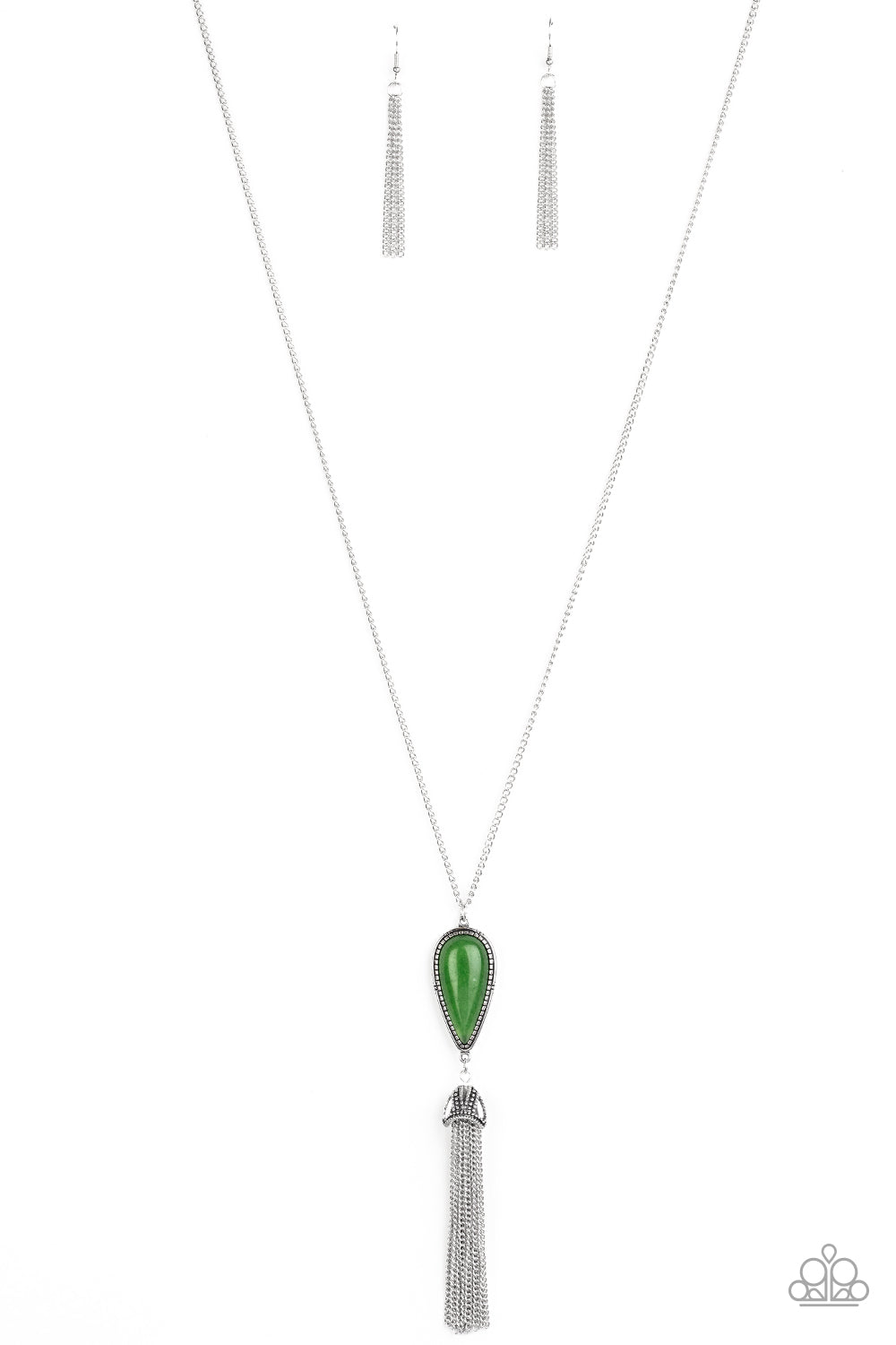 Zen Generation - Green-Paparazzi Necklace (#1557)
