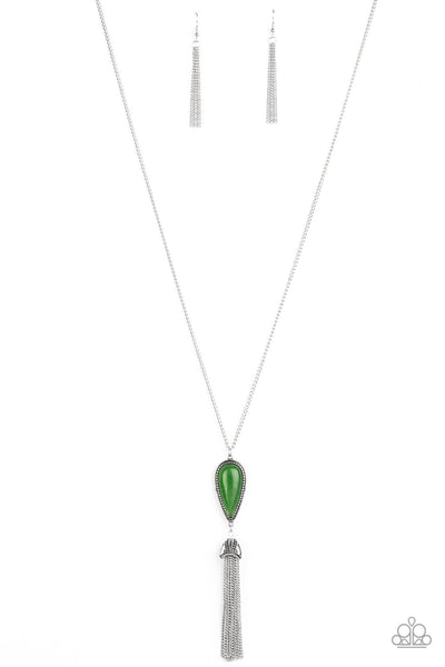 Zen Generation - Green-Paparazzi Necklace (#1557)