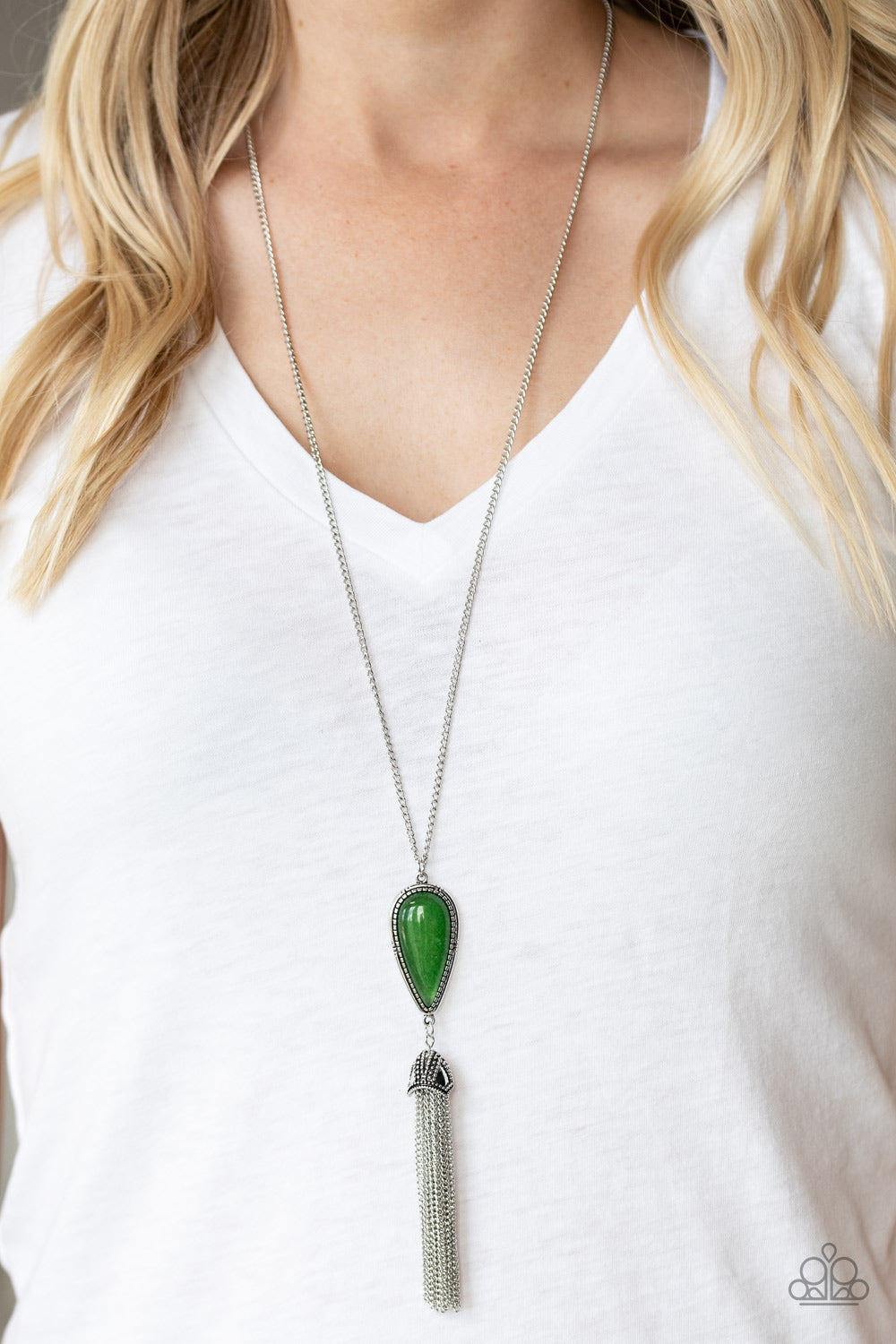 Zen Generation - Green-Paparazzi Necklace (#1557)