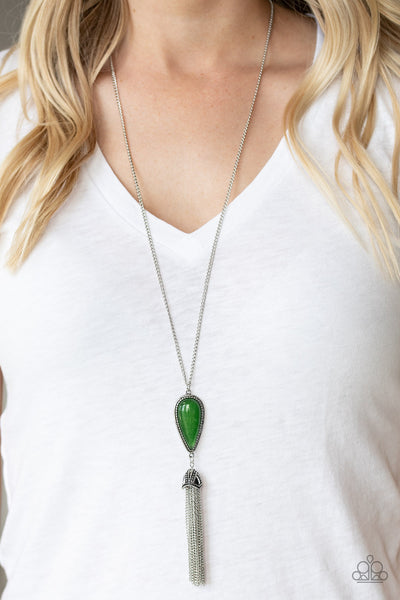 Zen Generation - Green-Paparazzi Necklace (#1557)
