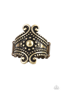 Artisan Artifice - Brass Paparazzi Ring (R087)