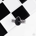 Rainbow Raindrops - Black Paparazzi Ring (T107)