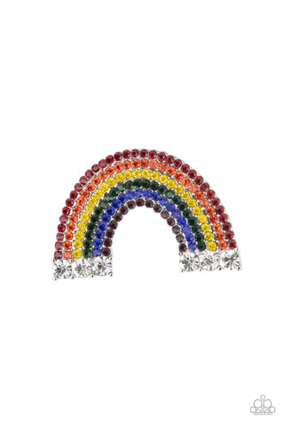 Somewhere Over The RHINESTONE Rainbow - Multi Paparazzi Hair Accessories (3370)