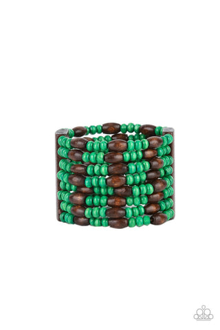 Tropical Nirvana - Green Paparazzi Bracelet (#3041)