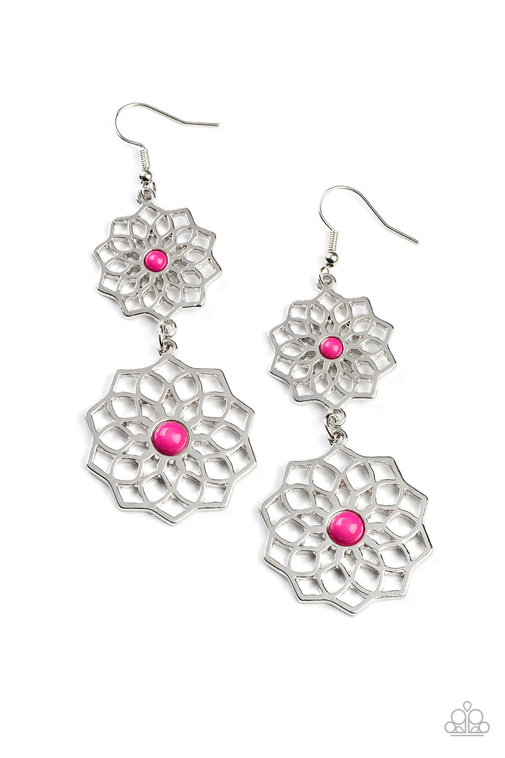 Posh Posy - Pink Paparazzi Earring (PZ-3217)