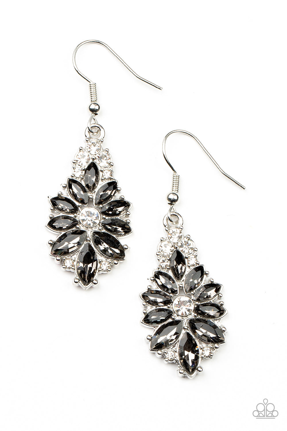 Gala Goddess - Silver Paparazzi Earring (3987)