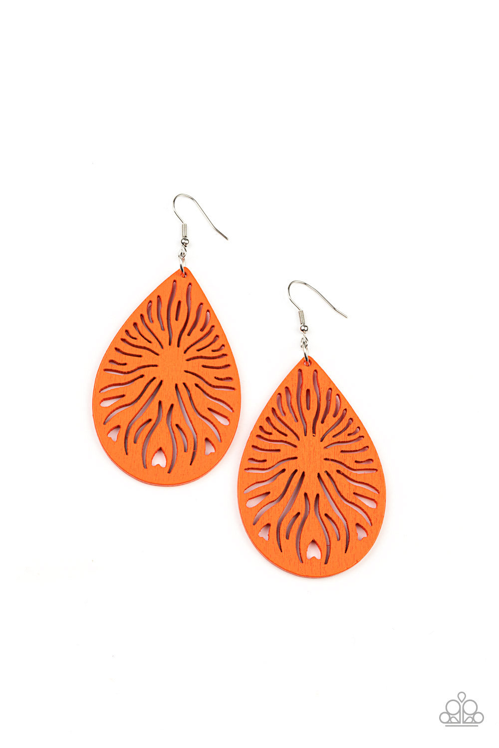 Sunny Incantations - Orange Paparazzi Earring