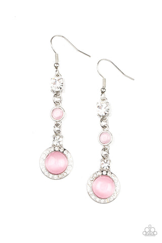 Epic Elegance - Pink Paparazzi  Earring (434)