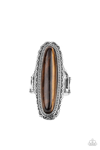 Eco Equinox - Brown Paparazzi Ring (R408)