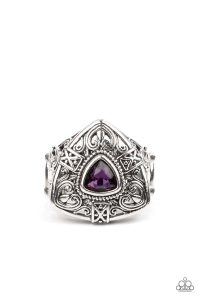 Charismatic Couture - Purple Paparazzi Ring (R376)