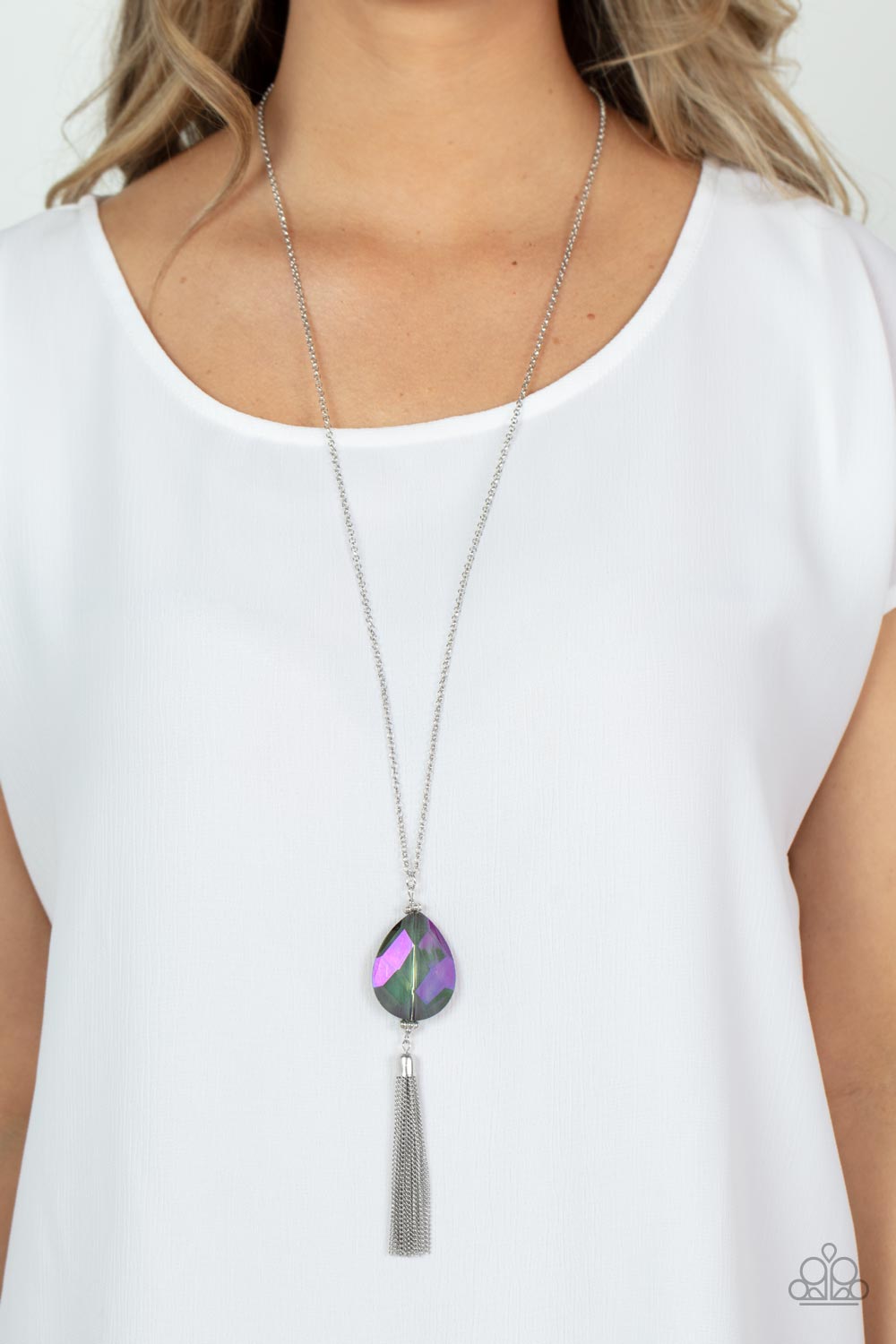 Interstellar Solstice - Purple Paparazzi Necklace (#3676)