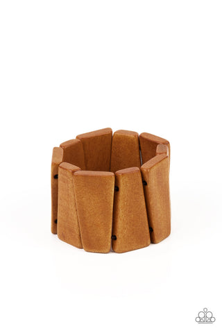 Barbados Backdrop - Brown Paparazzi Bracelet (#1801)