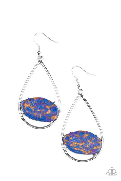 Tropical Terrazzo - Multi Paparazzi Earring (PZ-3638)