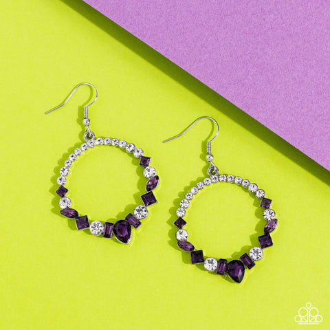 Revolutionary Refinement - Purple Paparazzi Earring