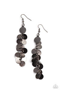 Game CHIME - Black Paparazzi Earring (#2310)