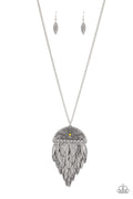 Canopy Cruise - Yellow Paparazzi Necklace (#3627)