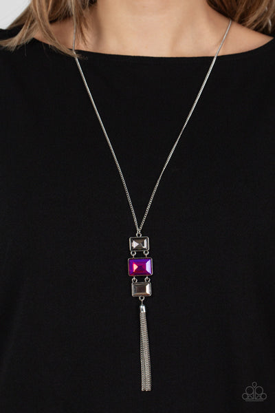 Uptown Totem - Pink Paparazzi Necklace (#3467)