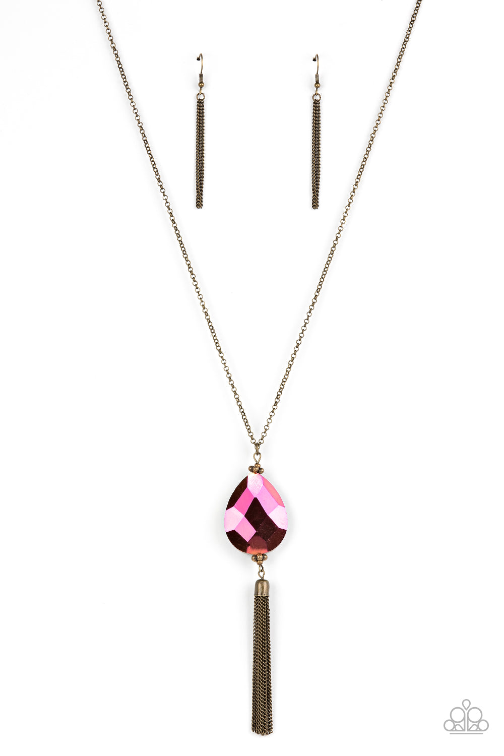 Interstellar Solstice - Brass Paparazzi Necklace