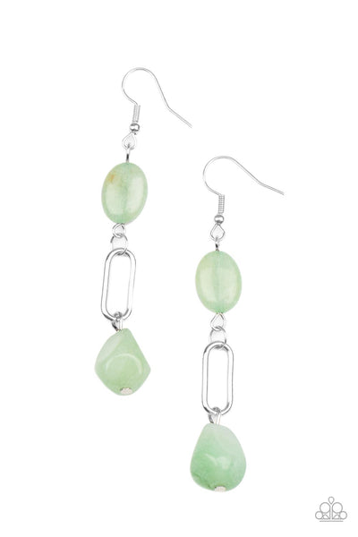 Stone Apothecary - Green Paparazzi Earring (1353)