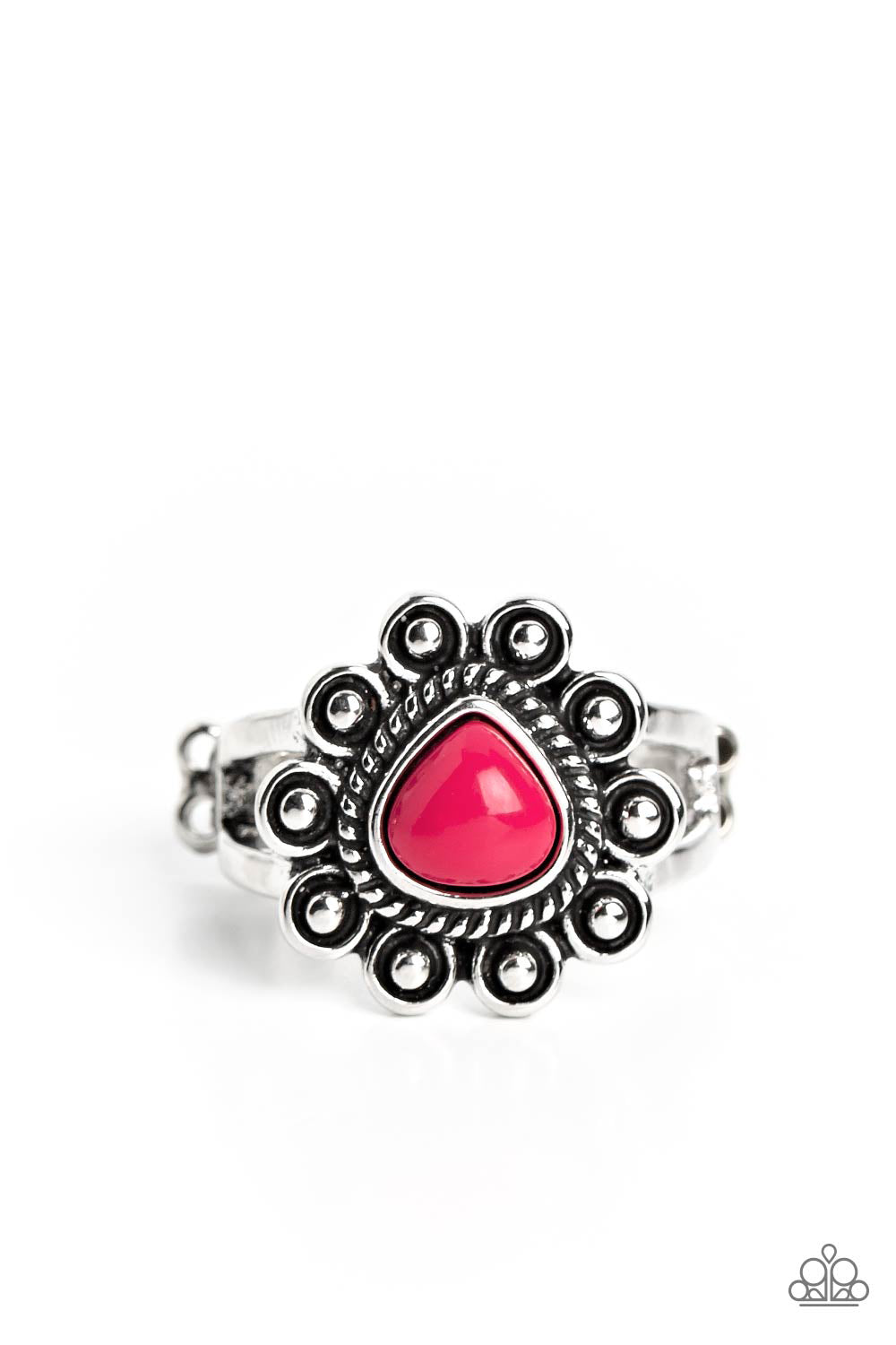 Fruity Frou-Frou - Pink Paparazzi Ring (P76)