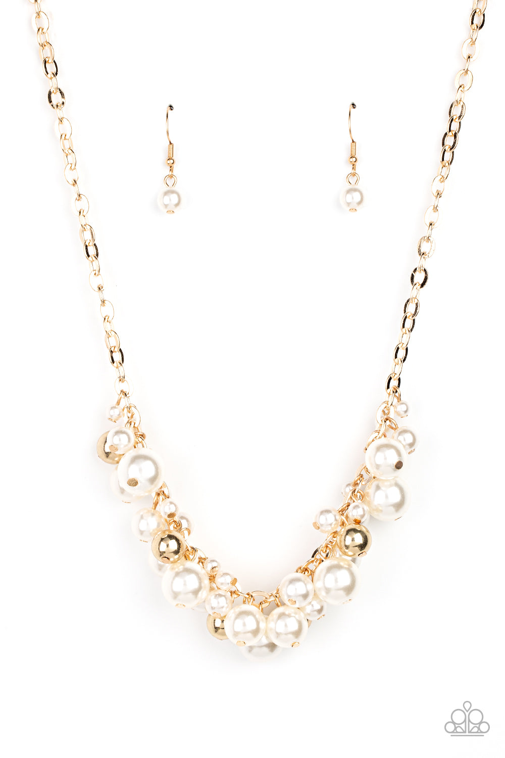 Classical Culture - Gold Paparazzi Necklace (#2081)