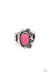 Mesa Meditation - Pink Paparazzi Ring (R419)