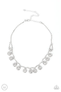 Princess Prominence - White Paparazzi Life of the Party Necklace Nov 2021 (#4242)