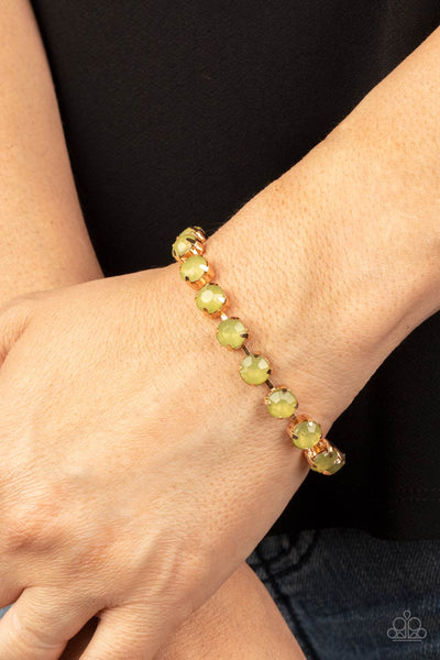 Dreamy Debutante - Green Paparazzi Bracelet (#2062)