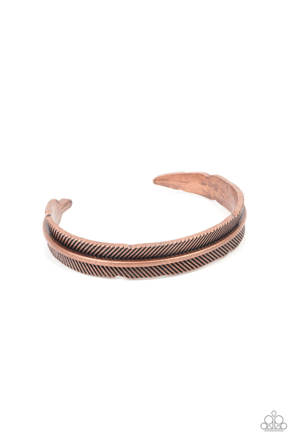 QUILL-Call - Copper Paparazzi Bracelet (PZ-518)