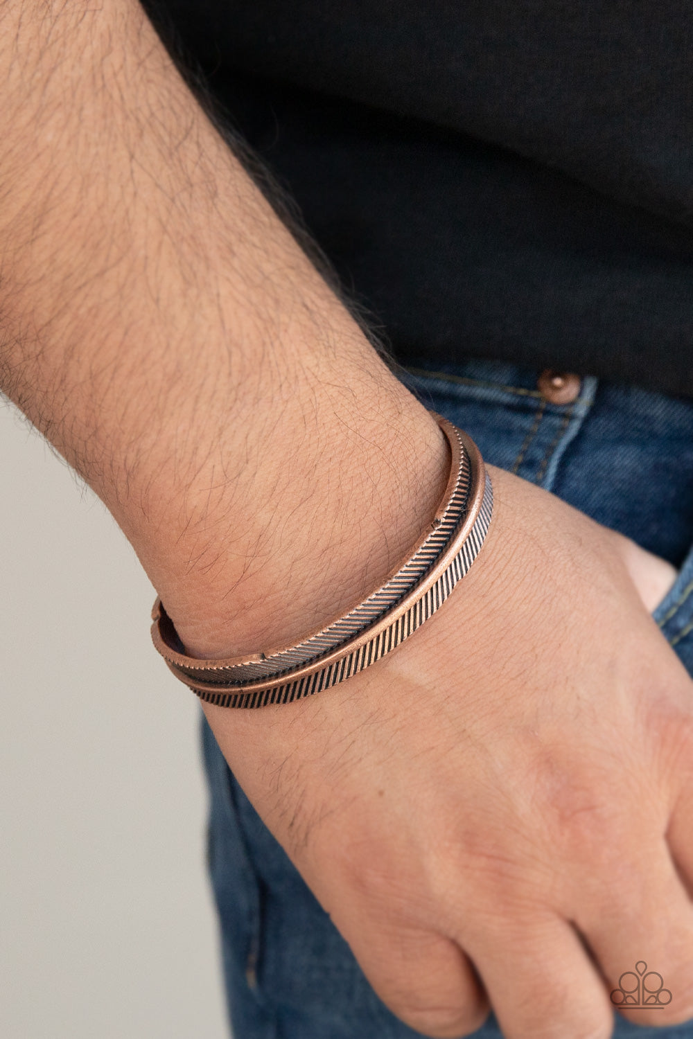 QUILL-Call - Copper Paparazzi Bracelet (PZ-518)