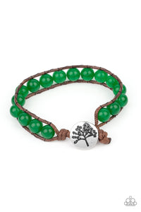 Seasonal Bounty - Green Paparazzi Bracelet (#3556)