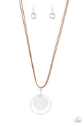 Rural Reflection - Brown Paparazzi Necklace (#5334)