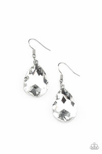 My Castle is Your Castle - White Paparazzi Earring (#5498)