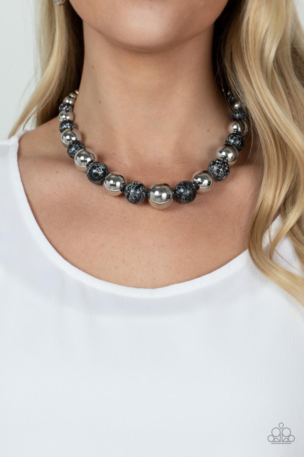 Stone Age Adventurer - Black Paparazzi Necklace