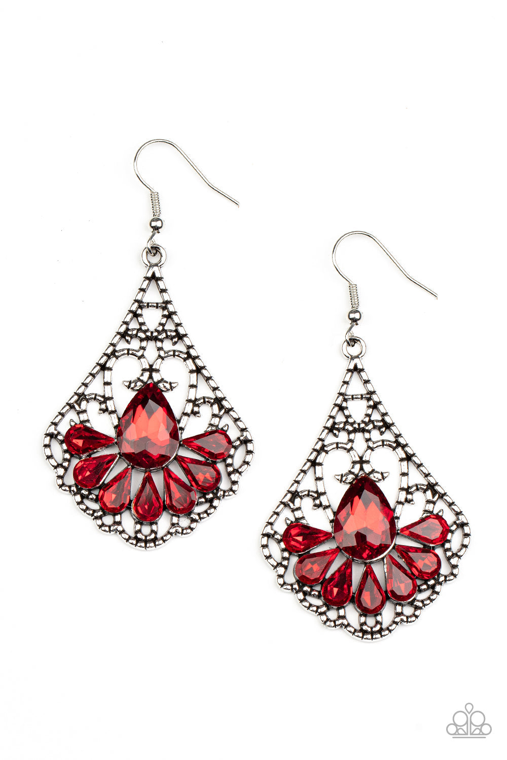 Exemplary Elegance - Red Paparazzi Earring