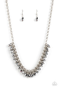 Metro Monarchy - Silver Paparazzi Necklace (#4453)