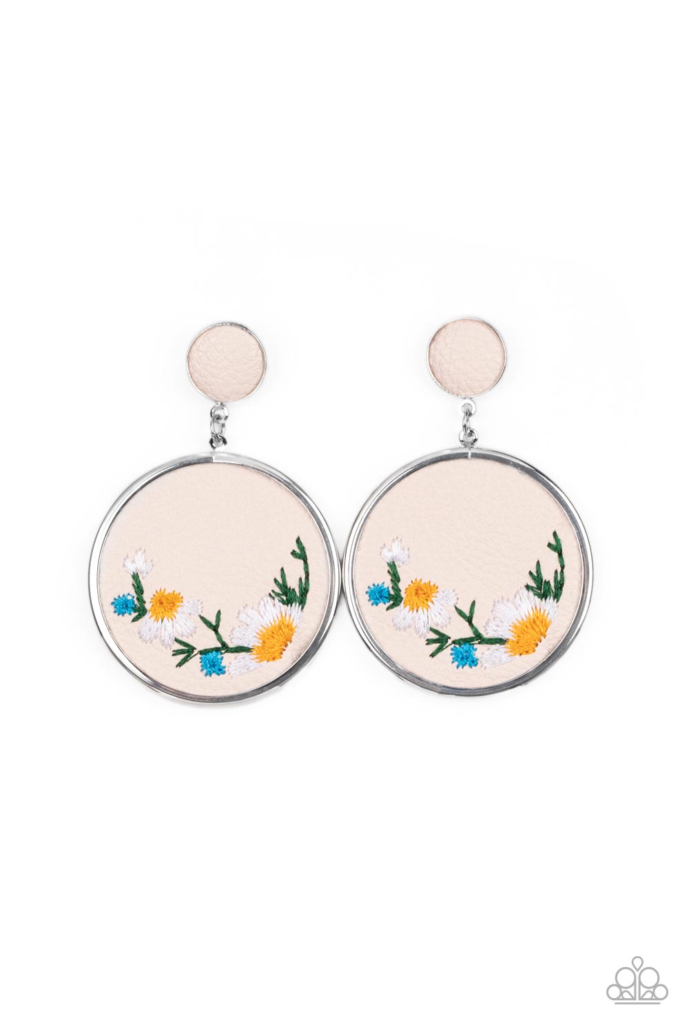 Embroidered Gardens - Multi Paparazzi Earring