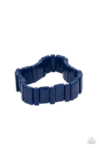 In Plain SIGHTSEER - Blue Paparazzi Bracelet (#2120)