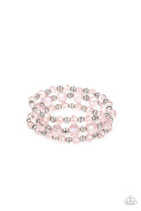 Eiffel Tower Tryst - Pink Paparazzi Bracelet