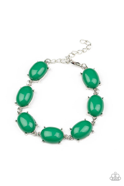 Confidently Colorful - Green Paparazzi Bracelet (#2041)