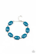 Confidently Colorful - Blue Paparazzi Bracelet (PZ-3523)