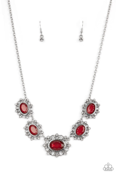 Meadow Wedding - Red Paparazzi Necklace