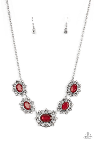 Meadow Wedding - Red Paparazzi Necklace