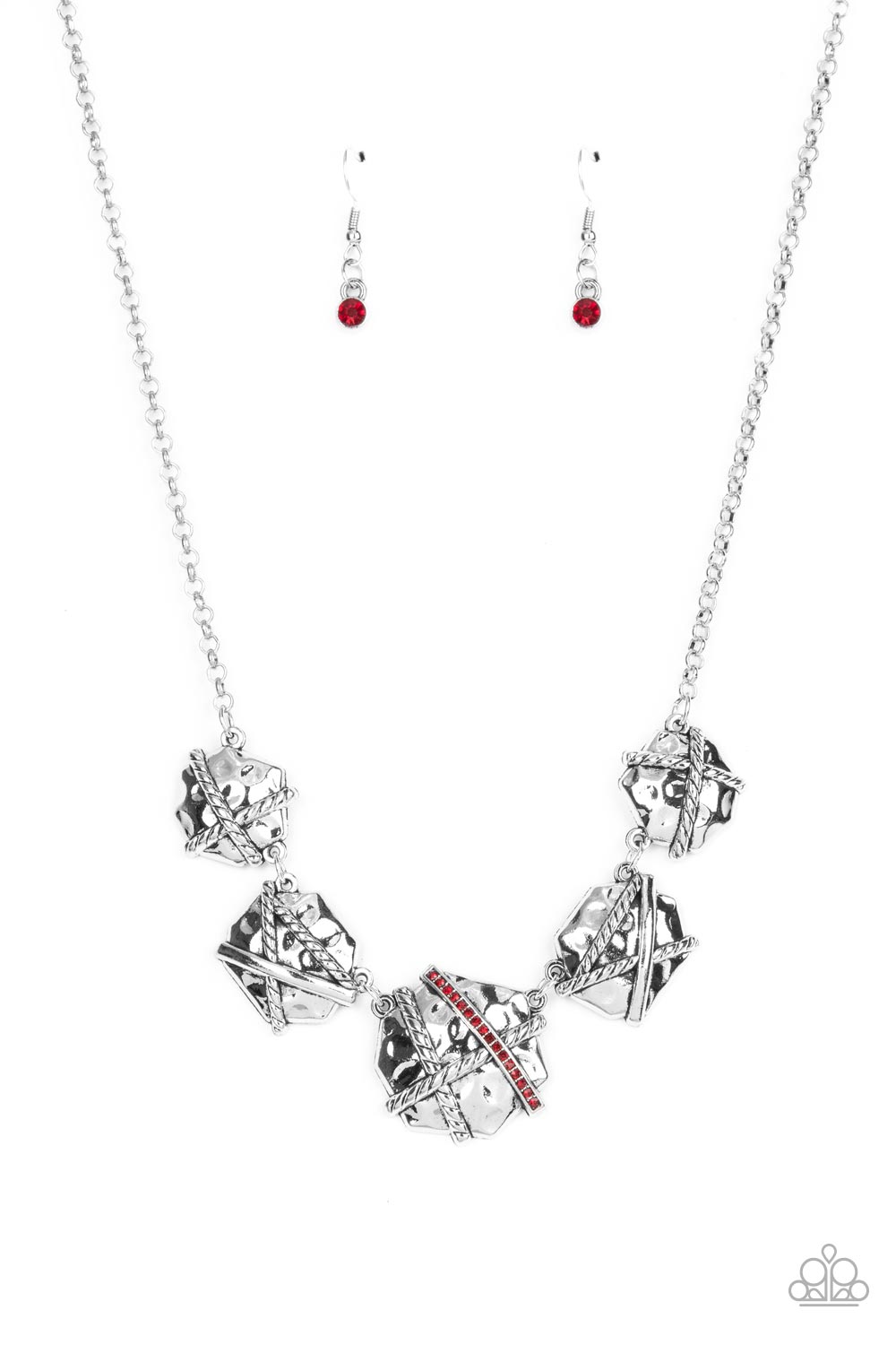 Keep Guard - Red Paparazzi Necklace (#3057)